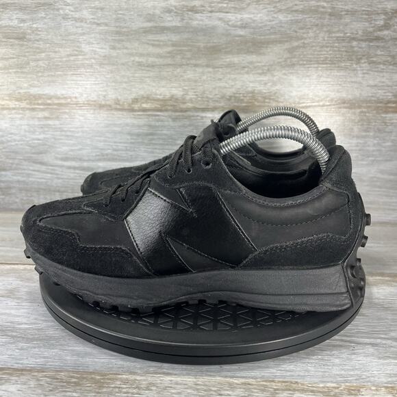 New Balance Other - New Balance Men’s 327 Triple Black Athletic Sneakers Size 8